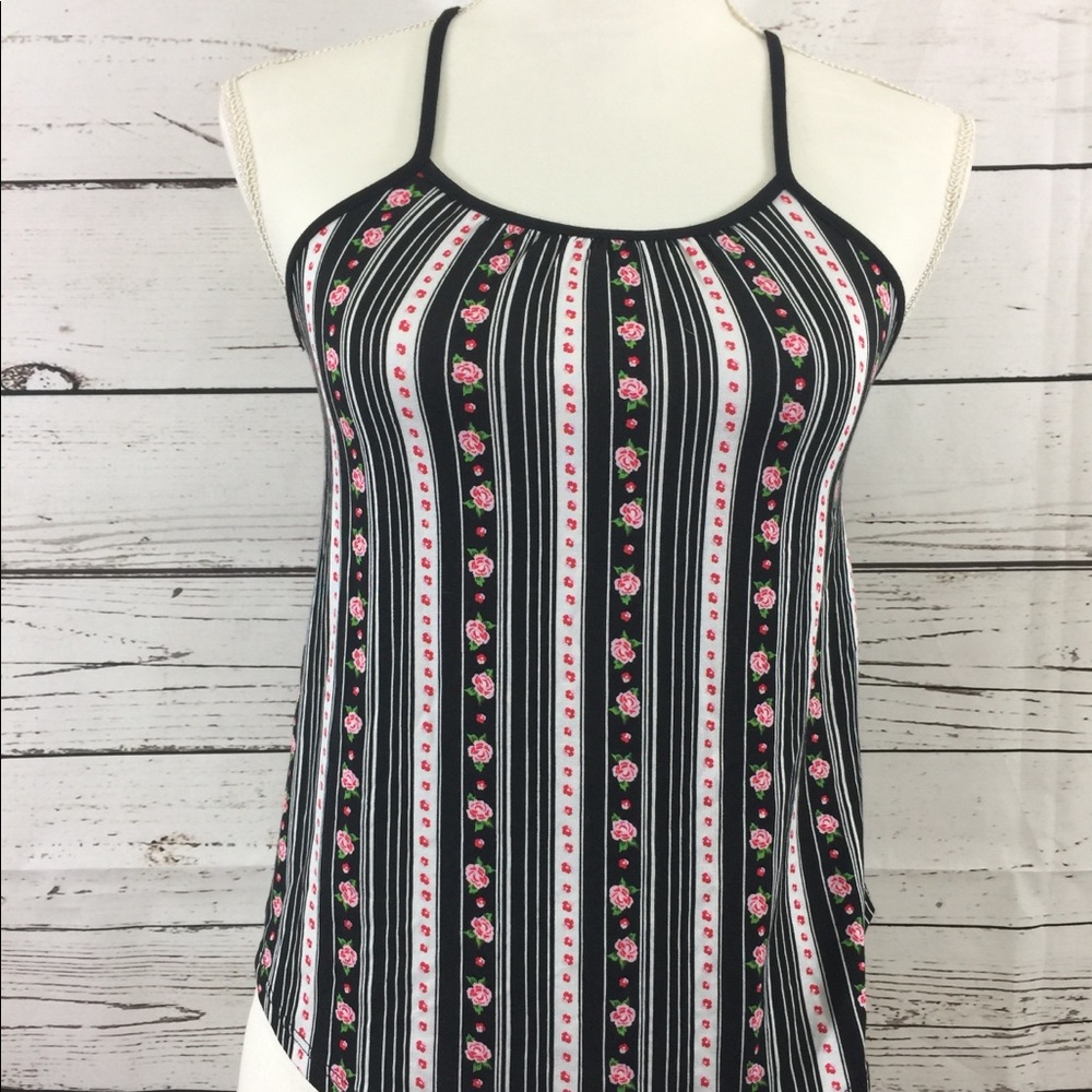 Love fire junior cami top floral print size M